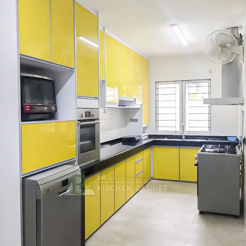 Yellow 3G Kitchen CAbinet